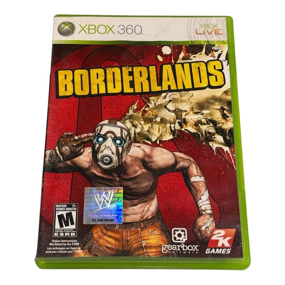 Borderlands Xbox 360 Complete CIB Video Game 2K Gearbox Shooter Action Tested
